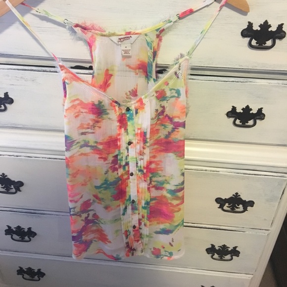 Multicolored tank with buttons. - Picture 1 of 3